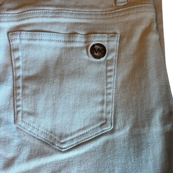 Michael Kors Light Blue Izzy Cropped Skinny Jeans Women's Size 10 - Picture 7 of 12